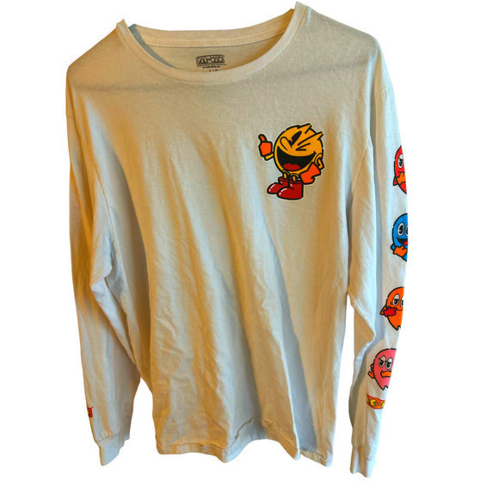 Pac-Man long sleeve T-shirt size ‎ L/G